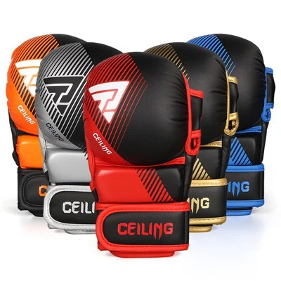 Luvas de bolsa pesadas MMA estilo de linha